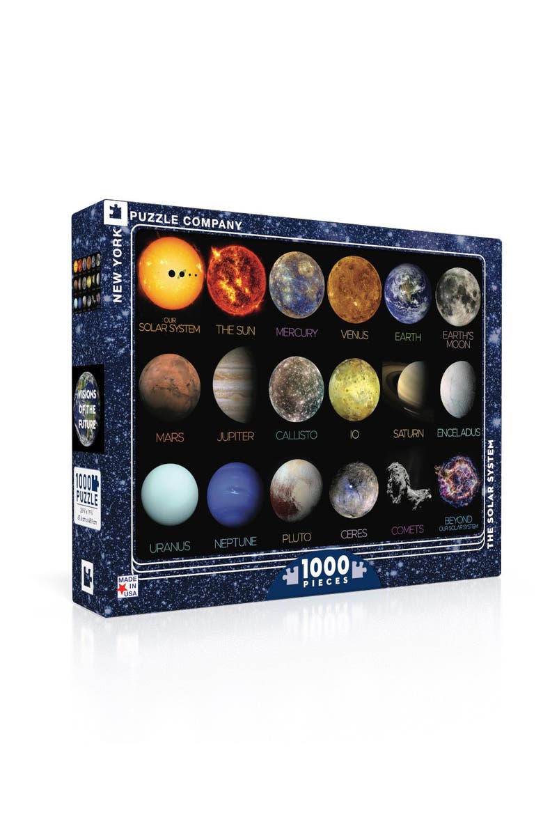 NEW YORK PUZZLE COMPANY The Solar System 1000 Piece Puzzle, Alternate, color, NO COLOR