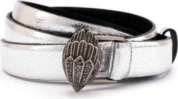 Eagle Buckle Metallic Belt
