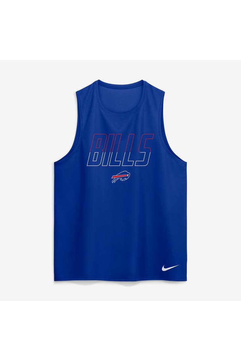 Men's Nike Royal Buffalo Bills Kickoff Miler Dri-FIT Tank​ Top, Alternate, color, Royal