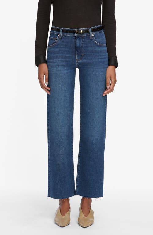 Frame The Mellow High Rise Jeans In Elixir Raw After In Blue