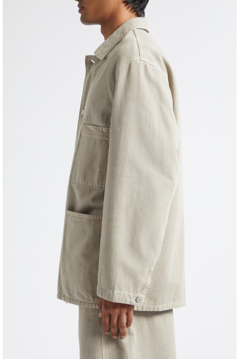 Cotton Twill Utility Overshirt, Alternate, color, MOONSTONE