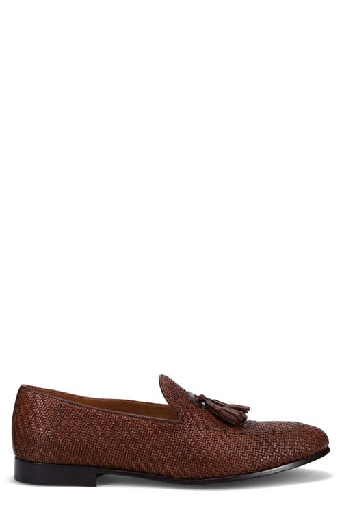 Ron White Silas Water Resistant Tassel Loafer In Cognac