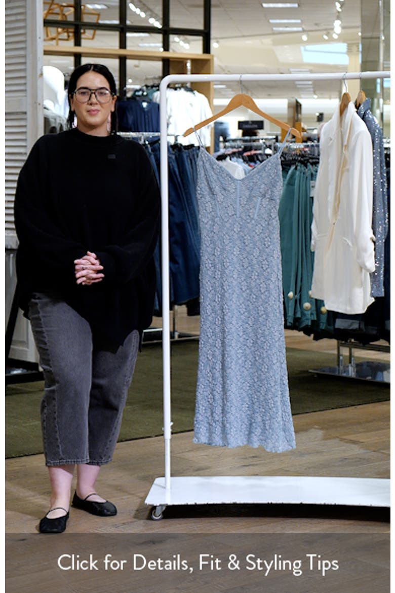 Floral Lace Knit Dress video