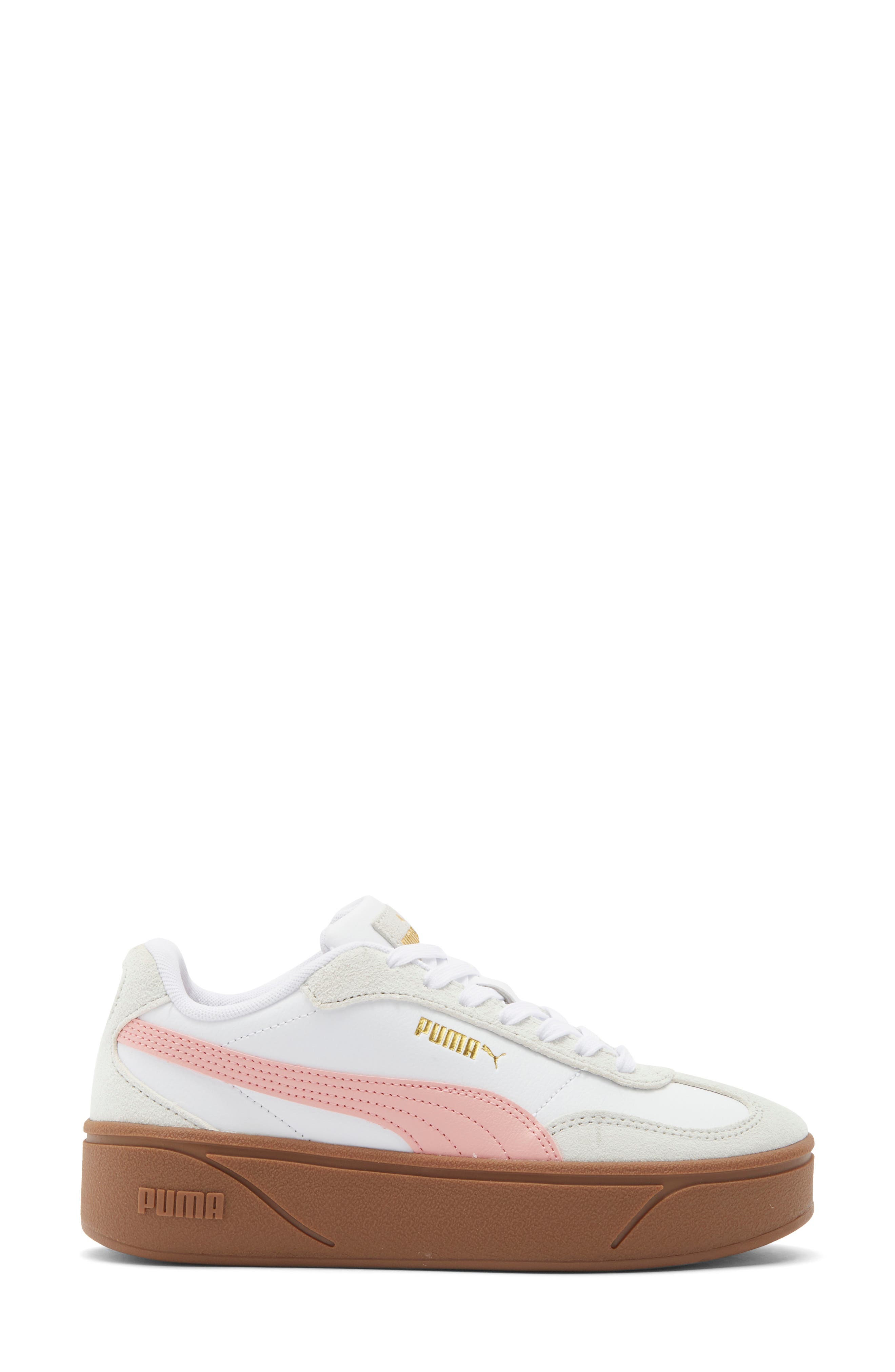 PUMA Club II Era Platform Sneaker, Alternate, color, Puma White/ Rosy Outlook
