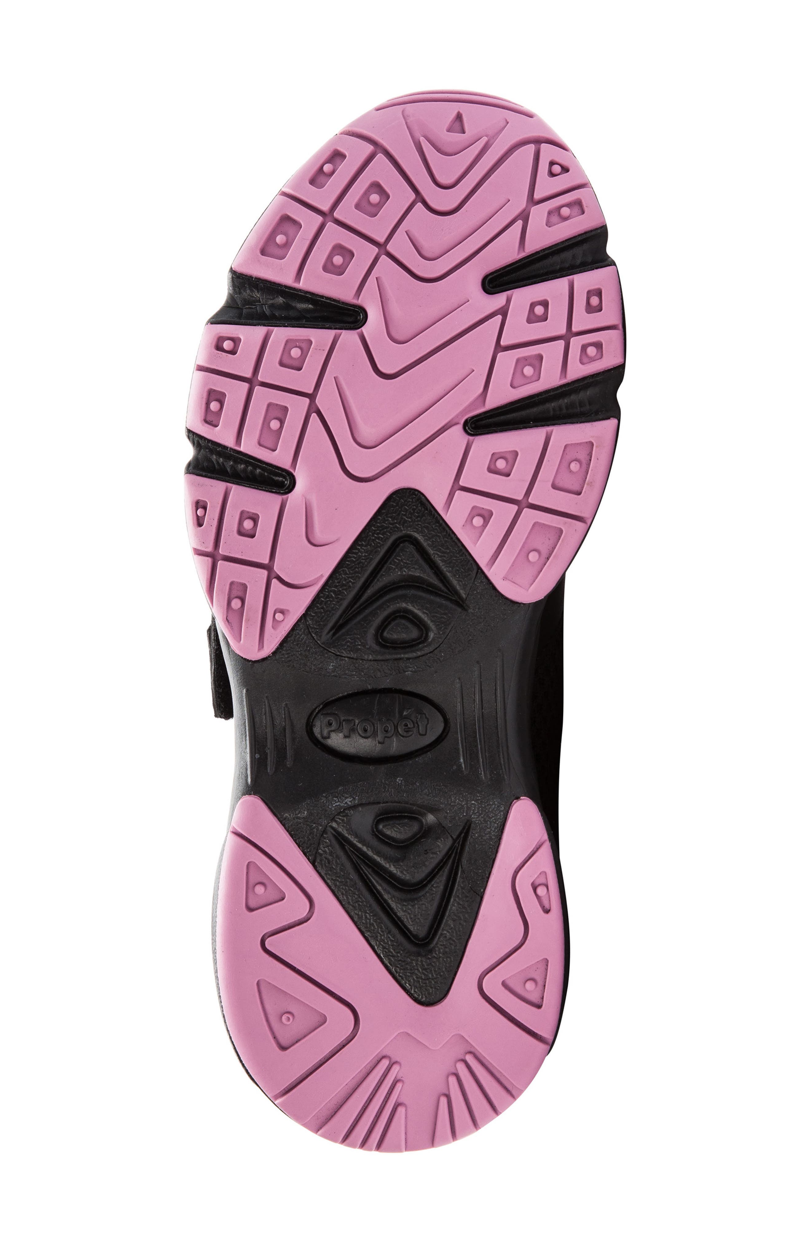 Stability X Strap Sneaker, Alternate, color, BLACK/ BERRY FABRIC
