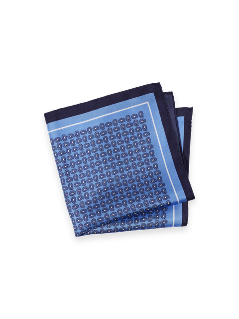 Patterned Silk Pocket Square