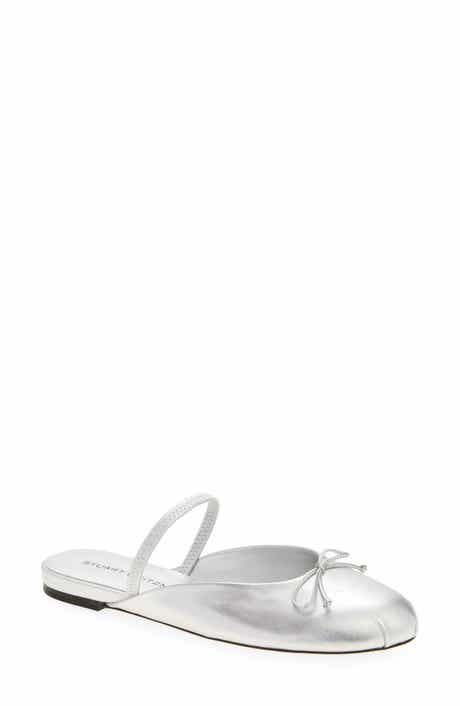 Stuart Weitzman Prima Bow Ballet Mule