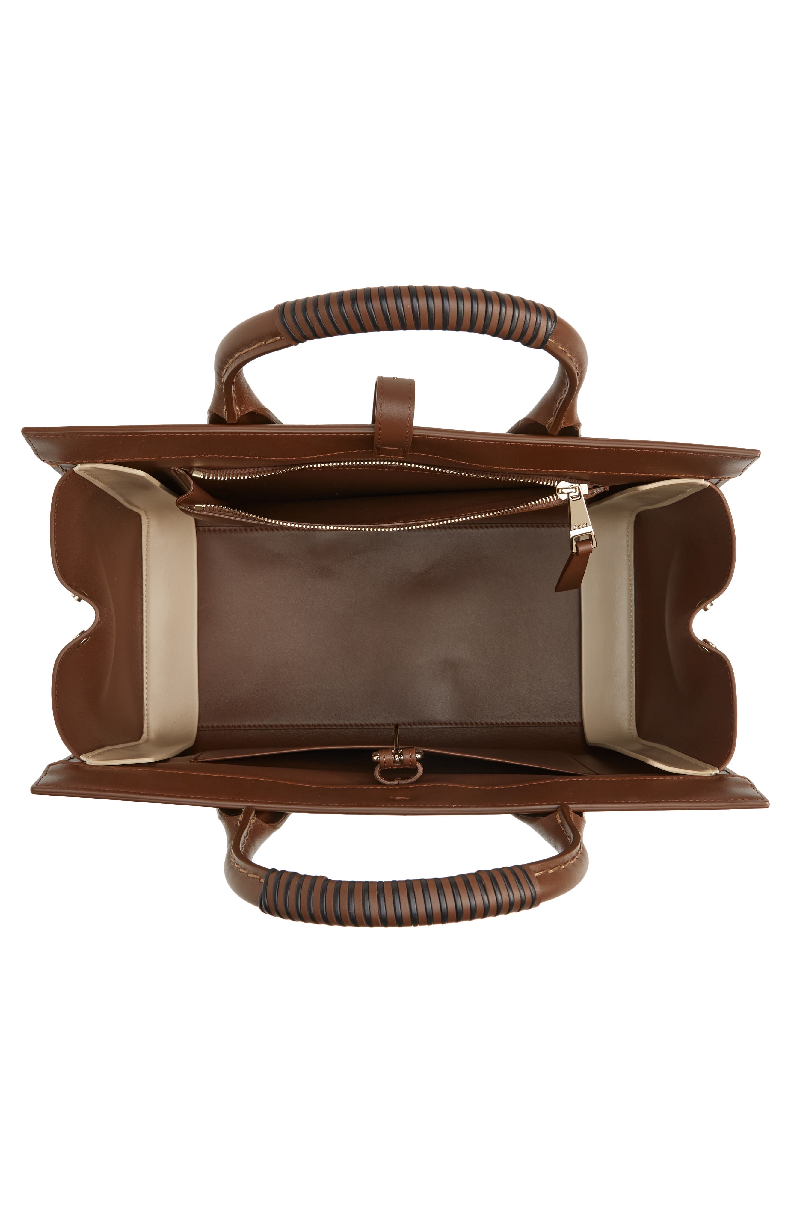 Chloé Large Edith Leather Tote Bag, Alternate, color, 