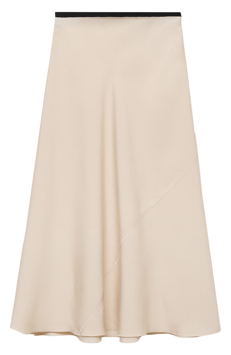 MANGO Satin Midi Skirt, Alternate, color, 