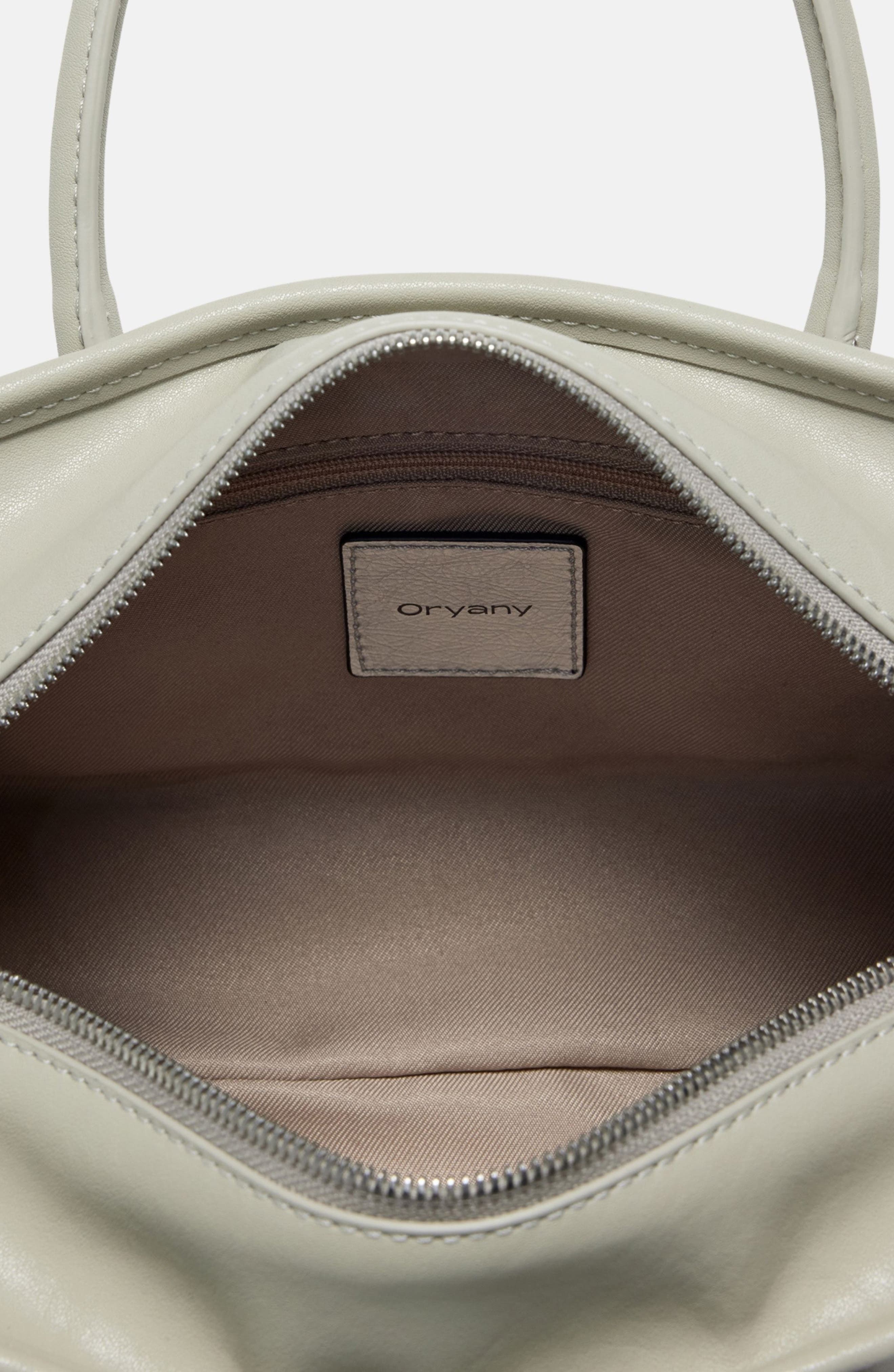 Oryany Claude Leather Satchel, Alternate, color, Foggy