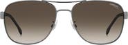Carrera Eyewear C Flex 60mm Gradient Rectangular Sunglasses