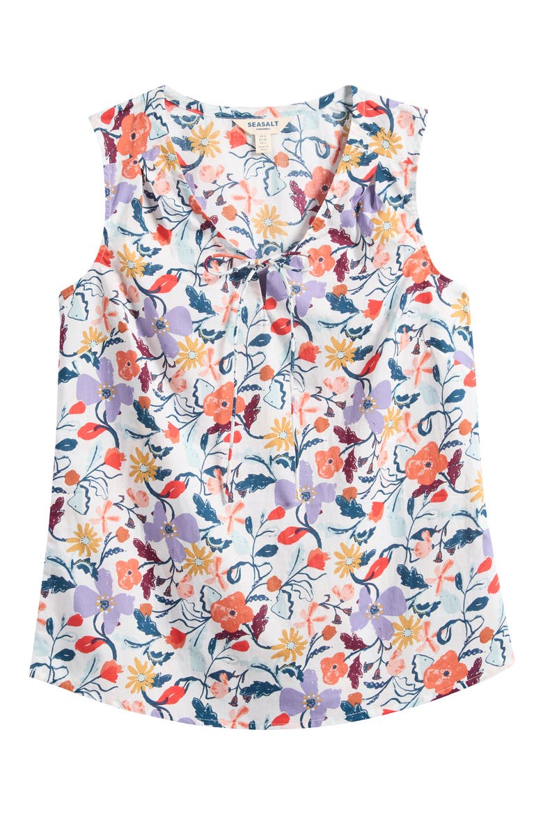 Cobbs Well Floral Print Top, Alternate, color, WINDING MEADOW MIX