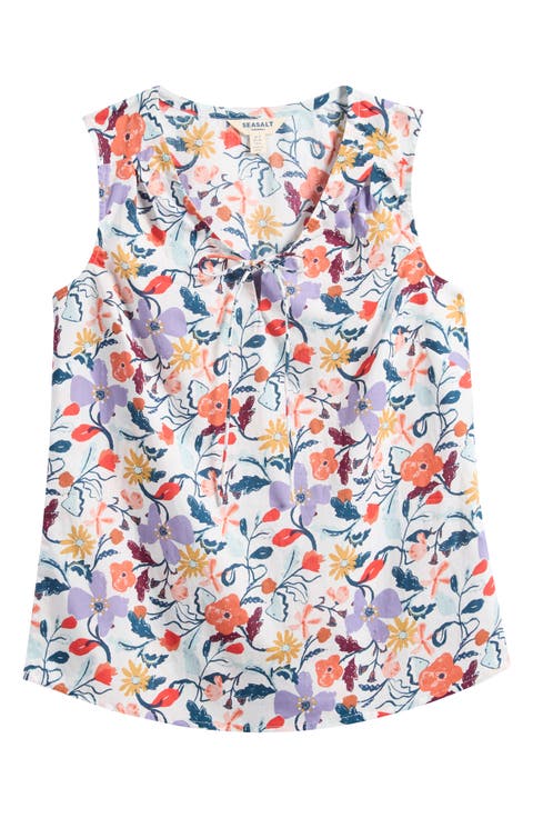 Cobbs Well Floral Print Top