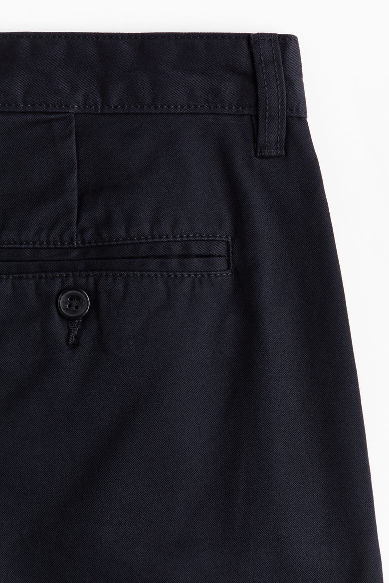 Relaxed Fit Cotton Twill Chinos, Alternate, color, Navy blue