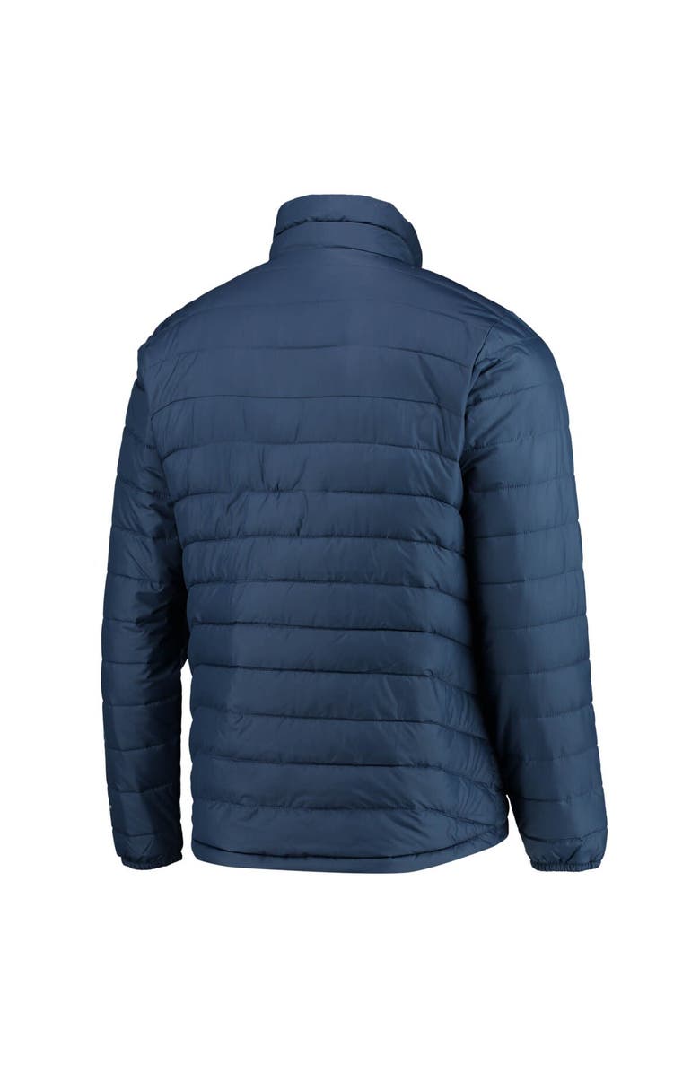 Columbia Men's Columbia Navy Michigan Wolverines Powder Lite Omni-Heat Reflective Full-Zip Jacket, Alternate, color, 