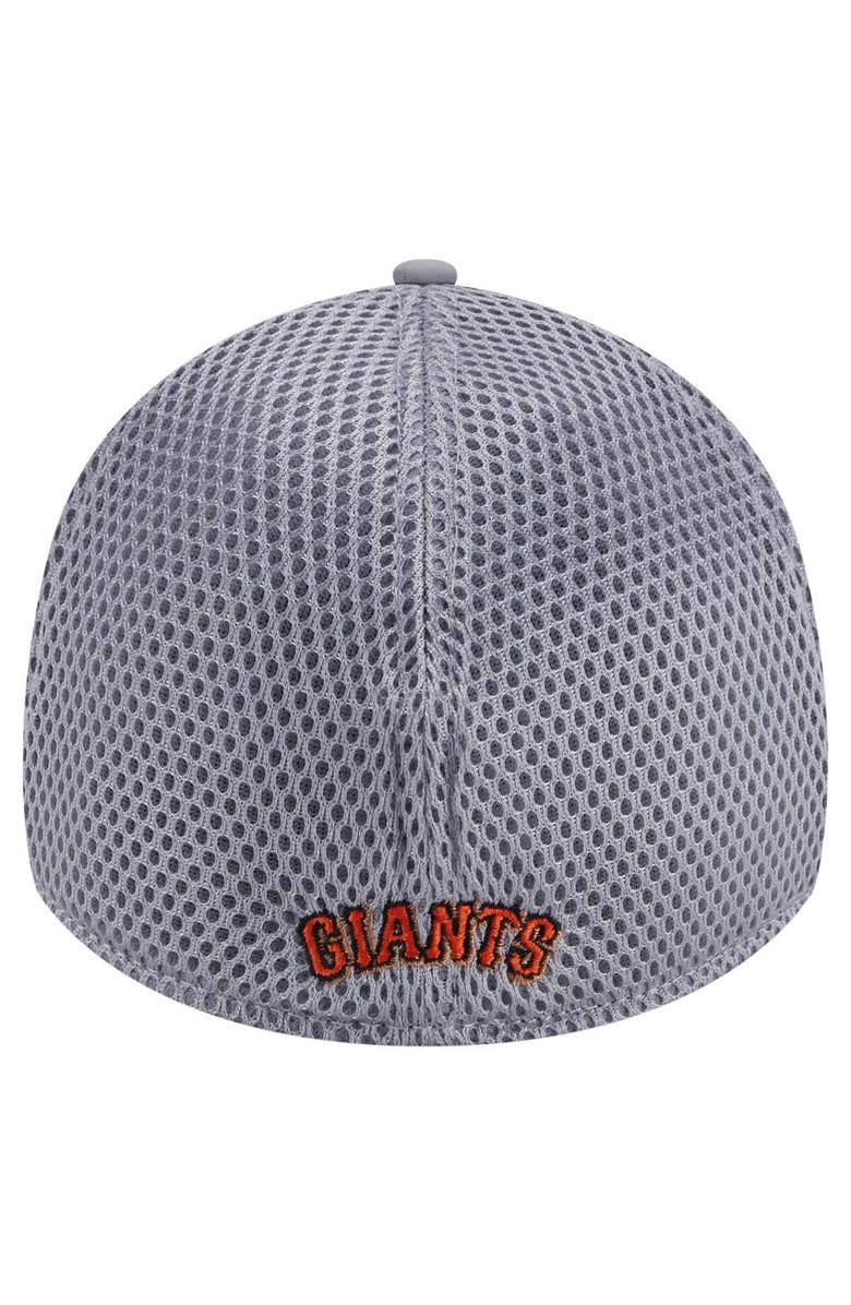 New Era Men's New Era Gray San Francisco Giants Linear 39THIRTY Flex-Fit Hat, Alternate, color, Gray