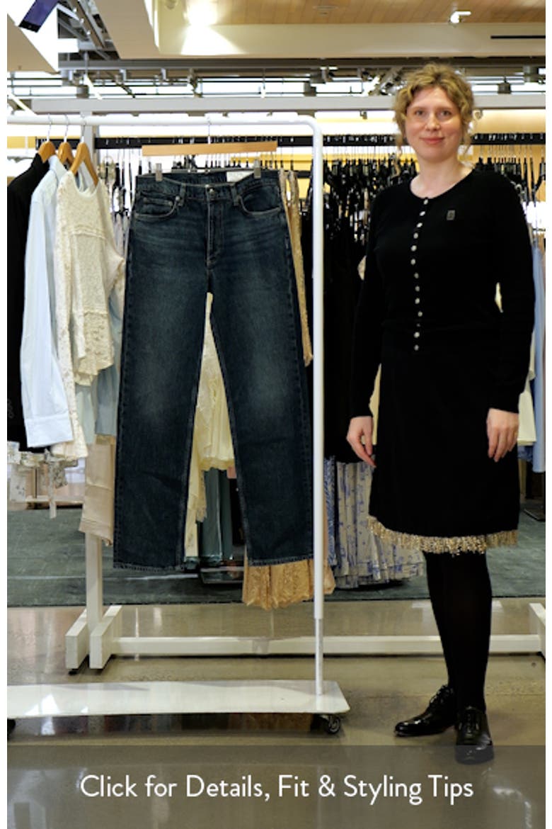 Harlow Mid Rise Straight Leg Jeans video