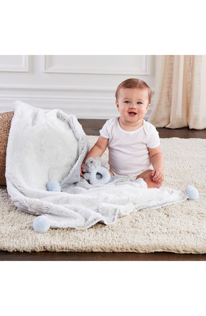 Baby Aspen Luxury Blanket & Plush Rattle Set, Alternate, color, 