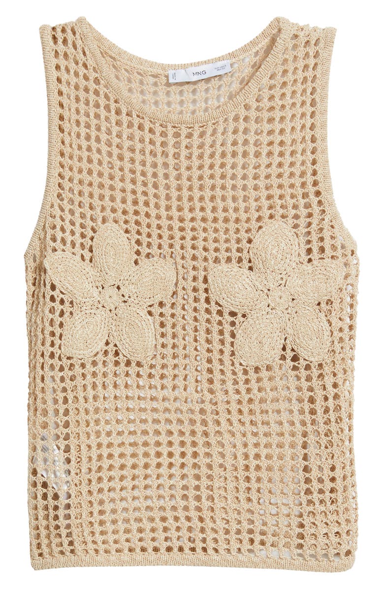 MANGO Borabora Sheer Knit Top, Alternate, color,