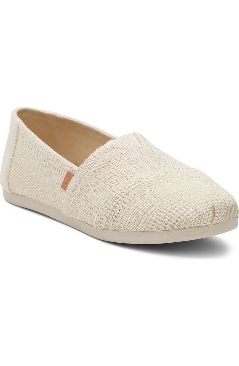 TOMS Alpargata Slip-On, Main, color, Natural