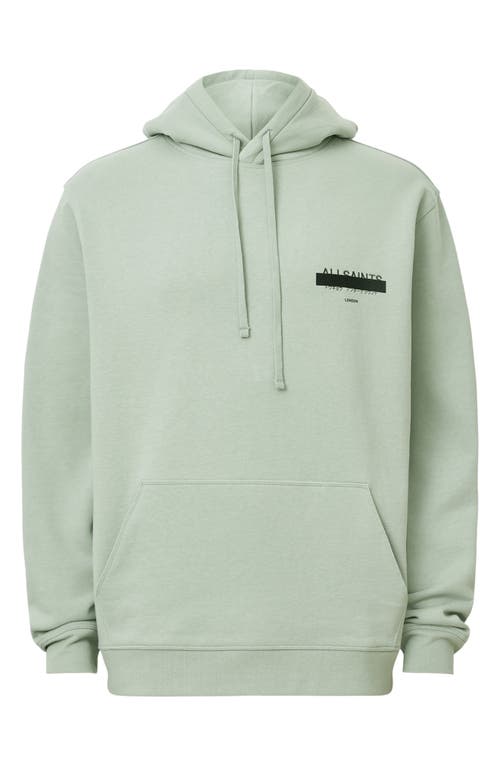 Allsaints Redact Pullover Embroidered Logo Hoodie