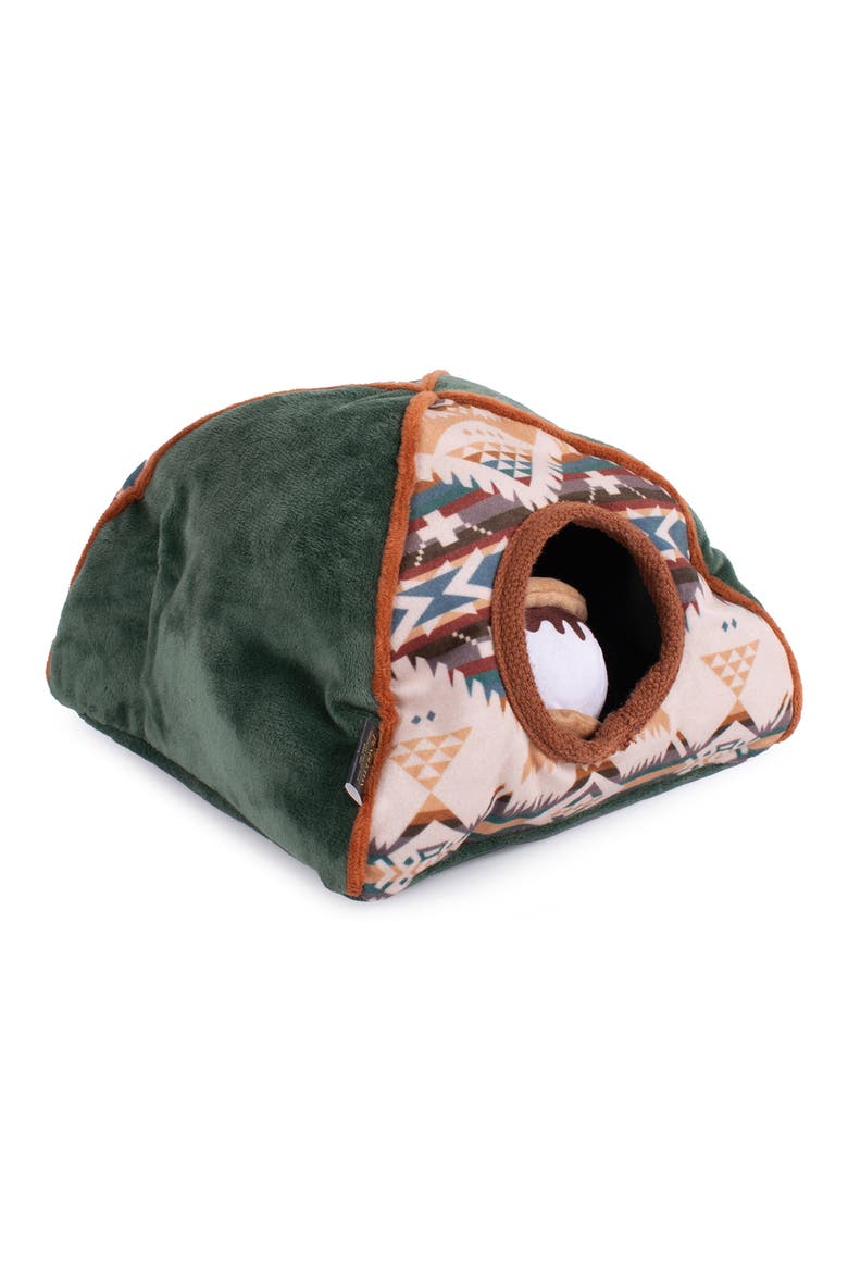 Camp Discovery Tent Dog Toy Set, Alternate, color, GREEN