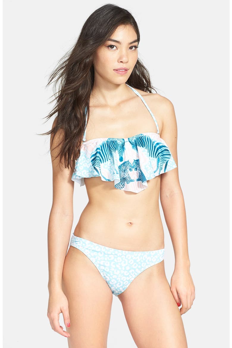 Print Basic Bikini Bottoms, Alternate, color, CHEETAH PRINT