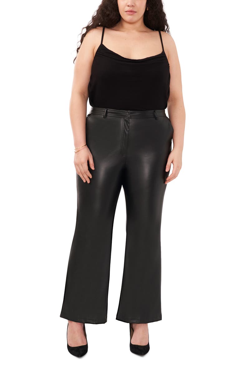 Halogen<sup>®</sup> Faux Leather Bootcut Pants, Alternate, color,