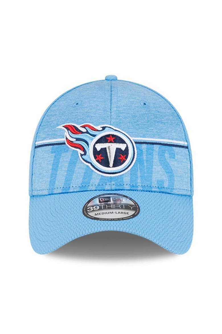 Men's New Era Light Blue Tennessee Titans 2023 NFL Training Camp 39THIRTY Flex Fit Hat, Alternate, color, Light Blue