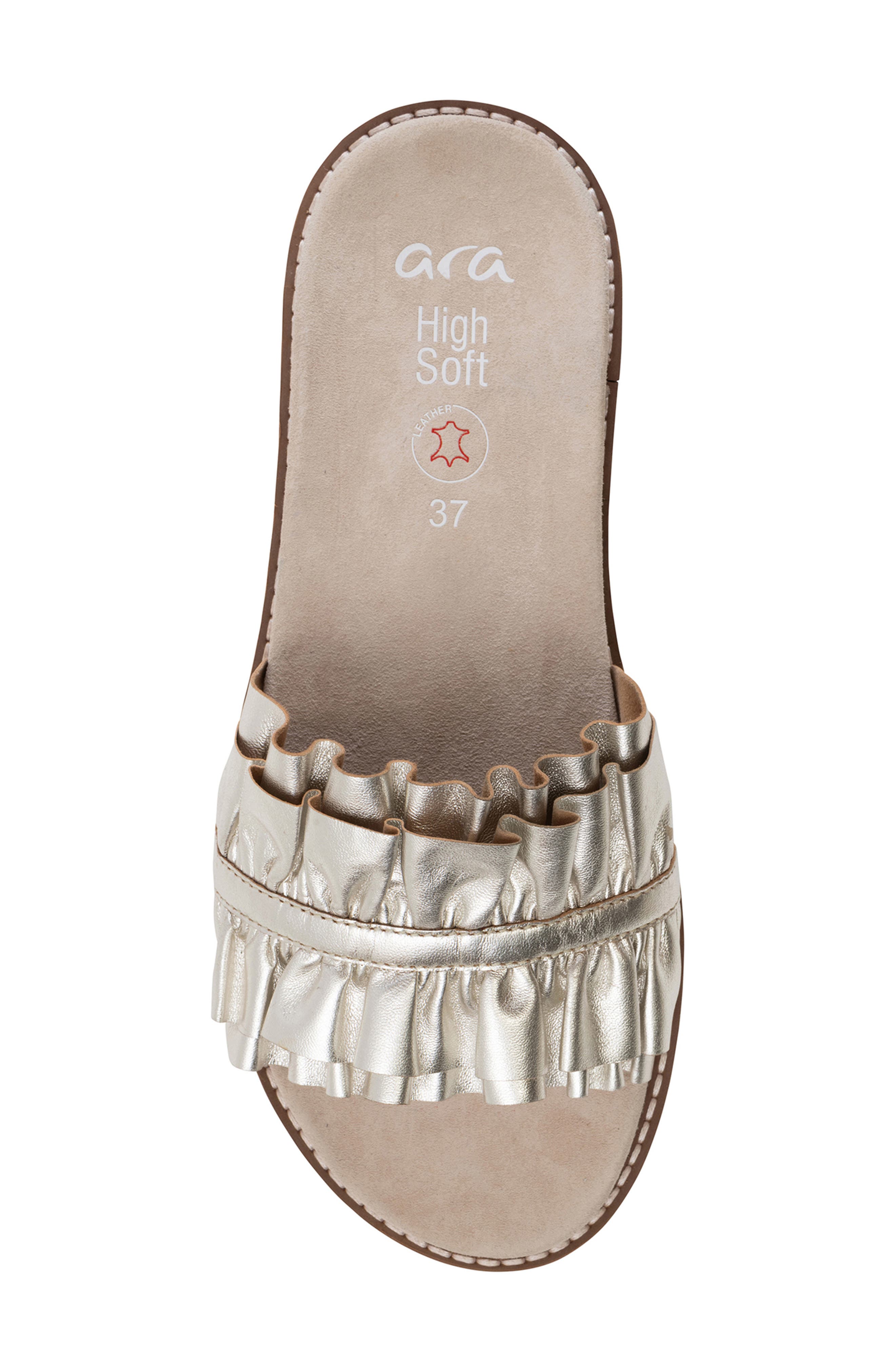 Keyes Slide Sandal, Alternate, color, PLATINUM