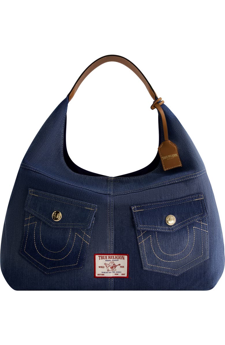 True Religion Horseshoe Pocket Shoulder Bag, Main, color,
