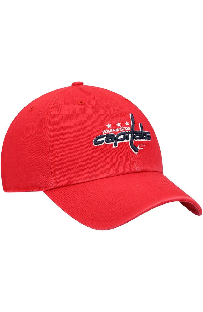 '47 Men's '47 Red Washington Capitals Team Clean Up Adjustable Hat, Alternate, color, 