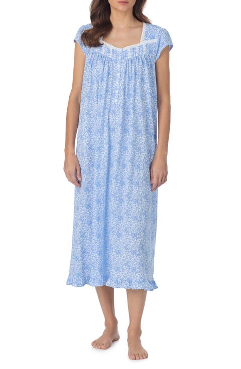 Cap Sleeve Cotton Nightgown