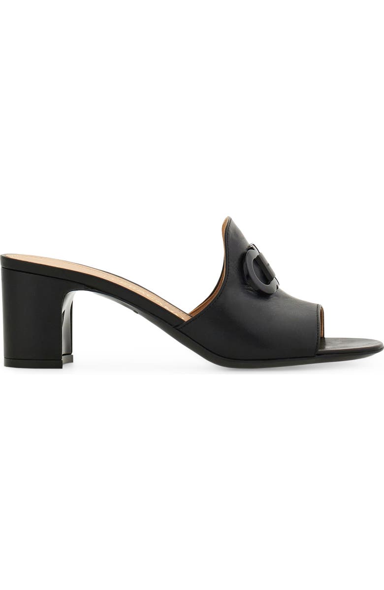 FERRAGAMO Rexy Slide Sandal, Alternate, color, Nero Biscotto