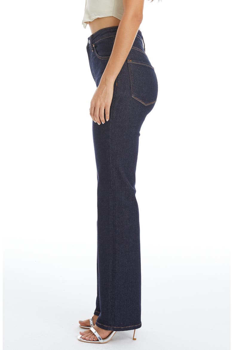 High Waist Straight Leg Jeans, Alternate, color, RINSE