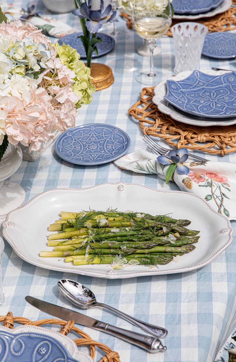 Juliska Berry & Thread Scalloped Platter, Alternate, color, Whitewash