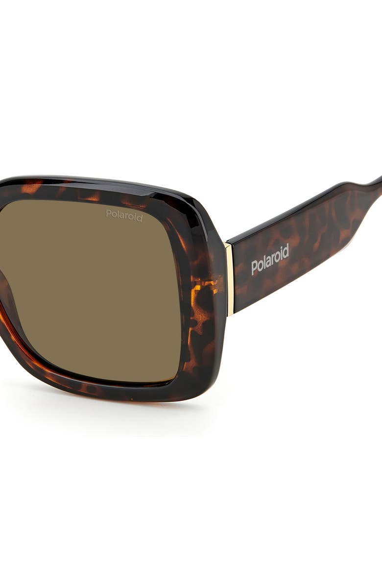 Polaroid 54mm Polarized Square Sunglasses, Alternate, color, 