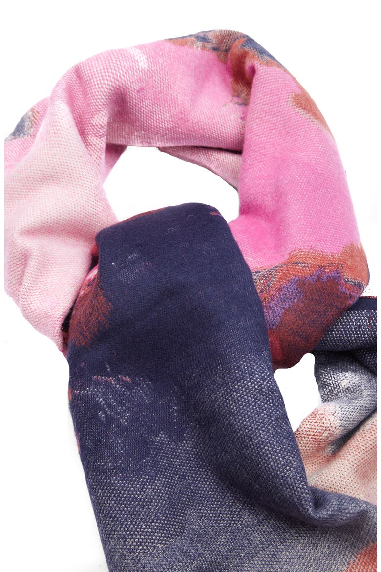 Floral Reversible Scarf, Alternate, color, LIGHT/PASTEL PINK