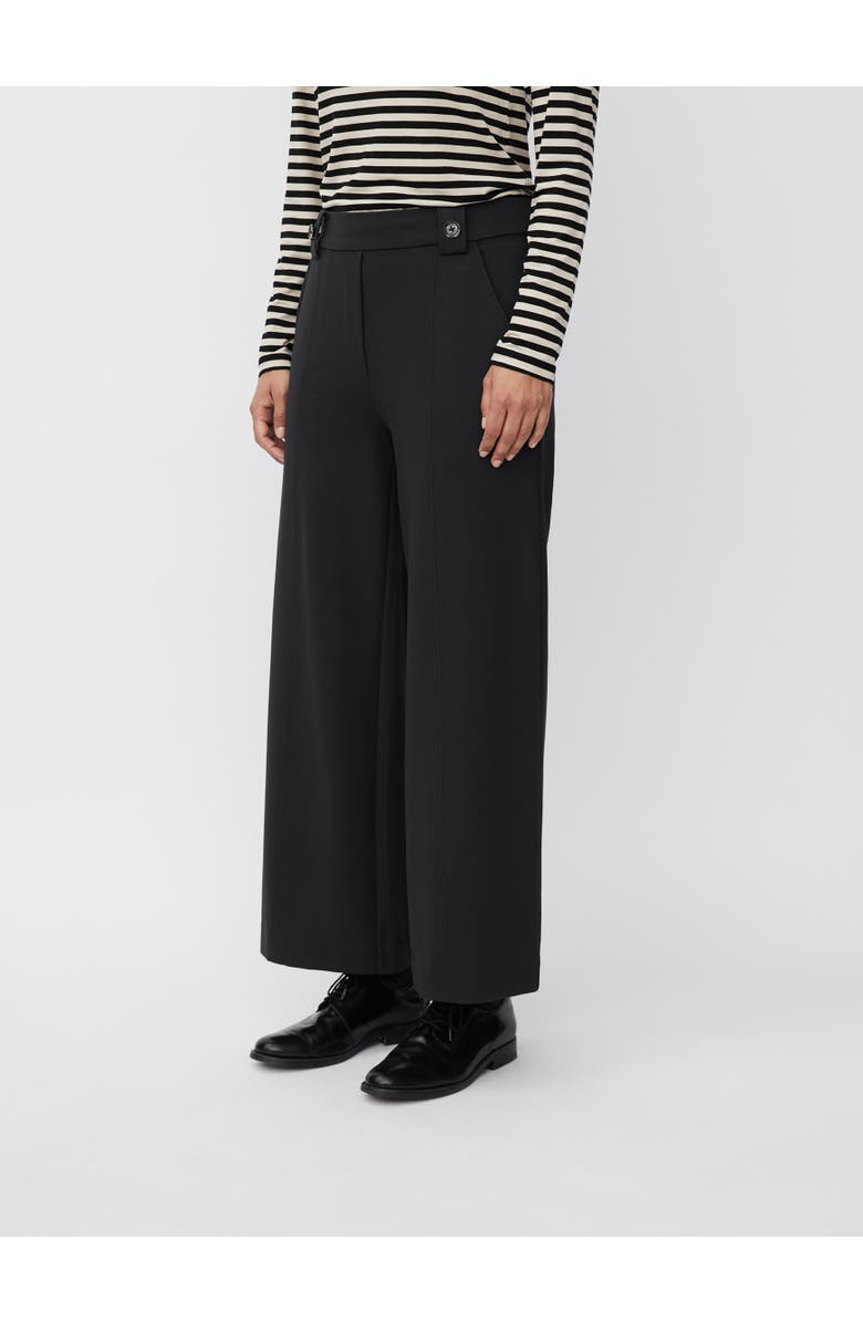 Masai Copenhagen MaPaxora Cropped Wide Leg Pants, Main, color, Black