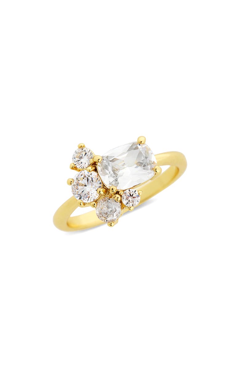Covet CZ Cluster Ring, Main, color, Gold