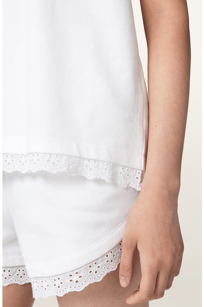 Lele Eyelet Trip Top, Alternate, color, OPTIC WHITE