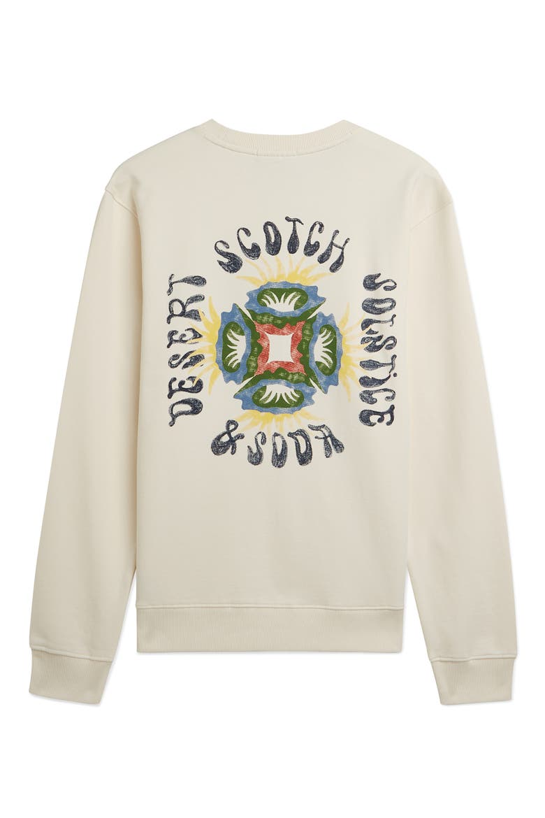Desert Solstice Regular Fit Graphic Sweatshirt, Alternate, color, EGGNOG
