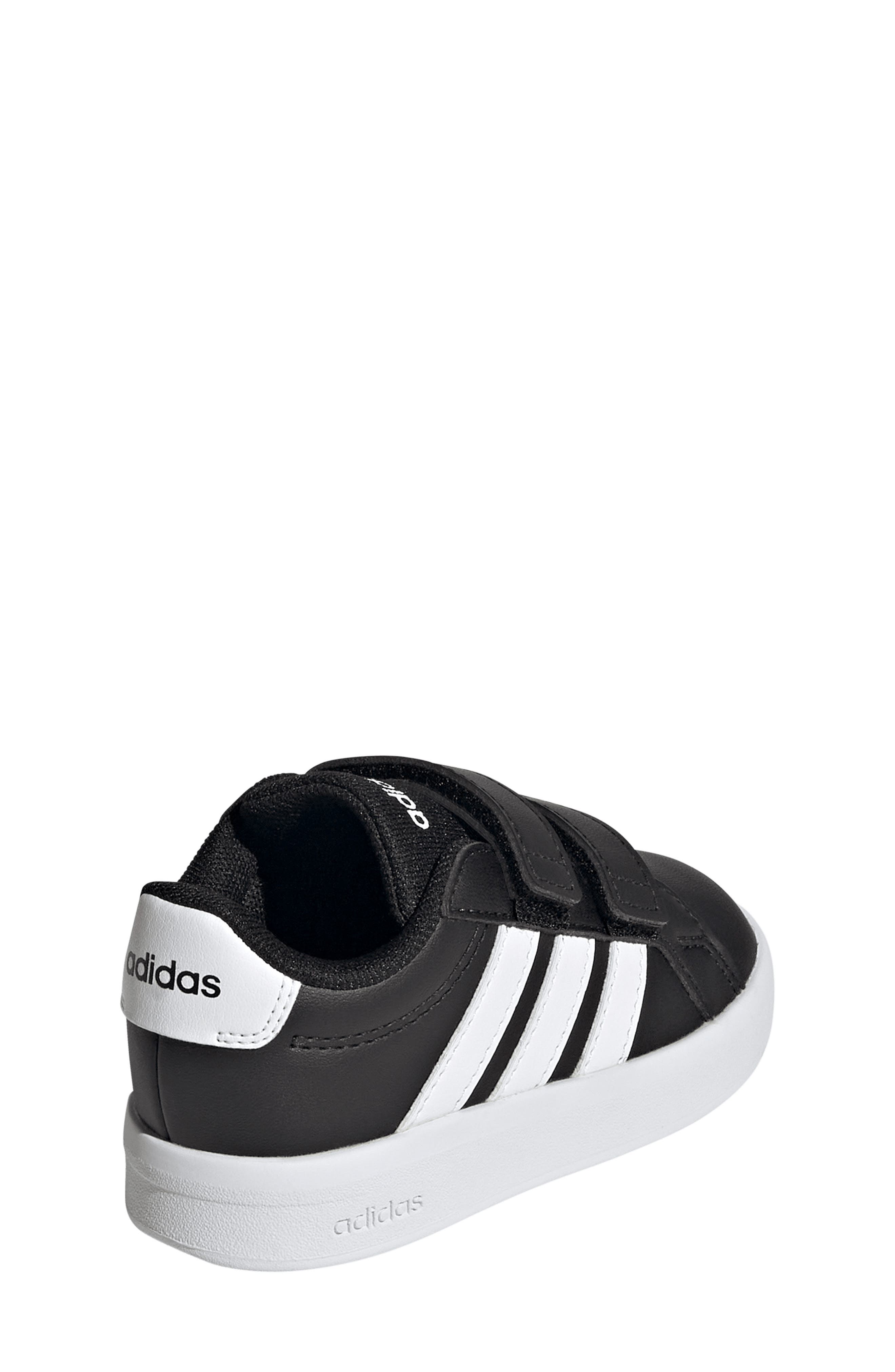 adidas Kids' Grand Court Sneaker, Alternate, color, Black/ Footwear White