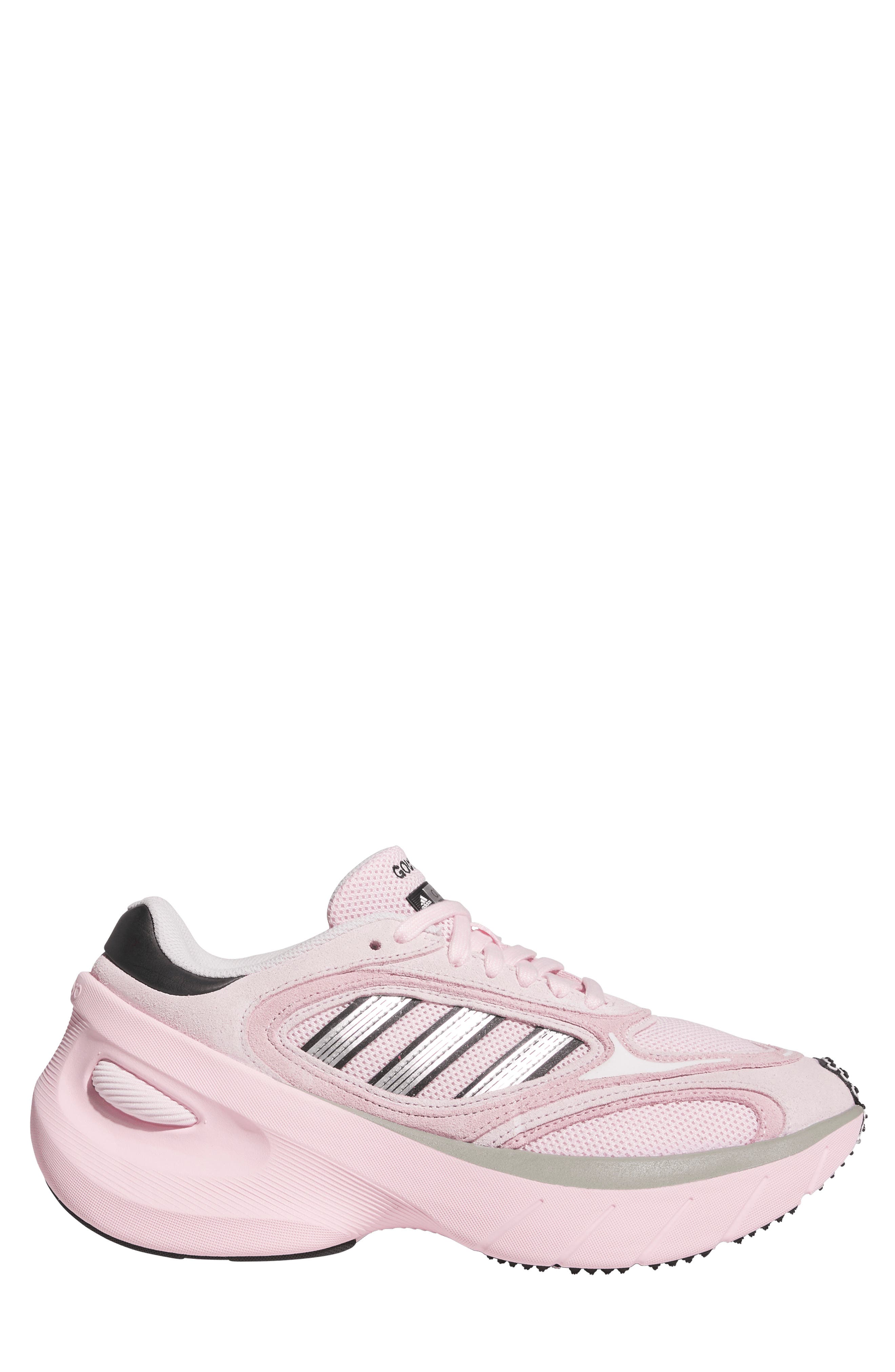 Adizero Goukana Running Shoe, Alternate, color, CLEAR PINK