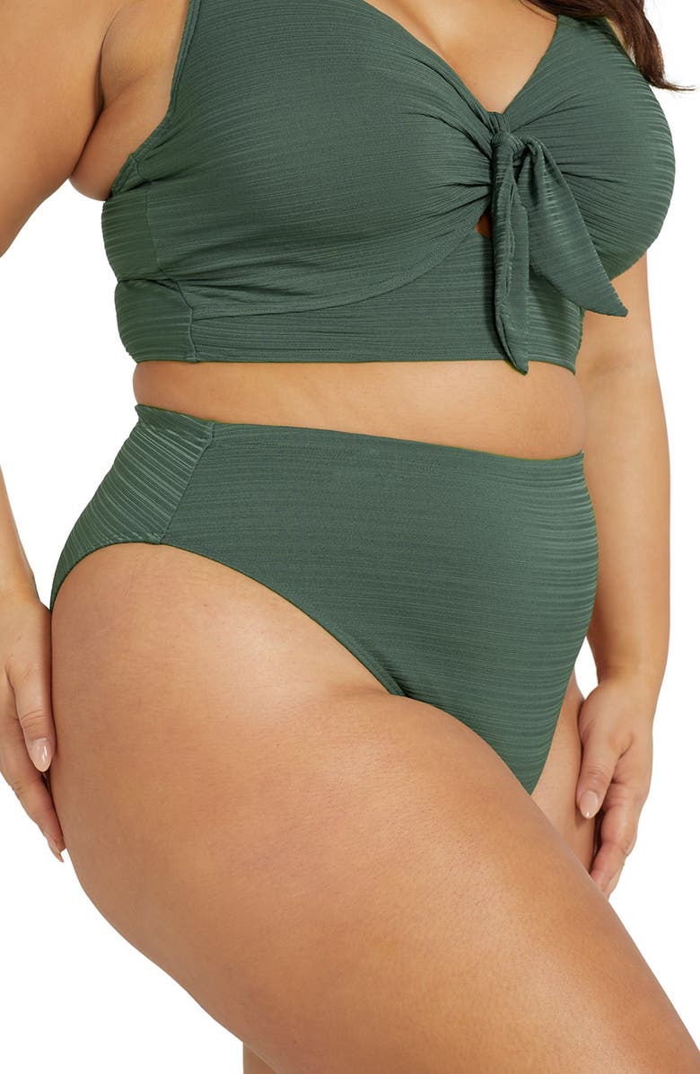 Artesands Aria Richter High Waist Bikini Bottoms, Alternate, color, 