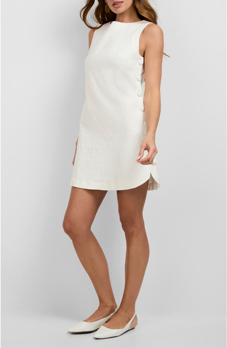 Trina Turk Atina Dress, Alternate, color, Whitewash