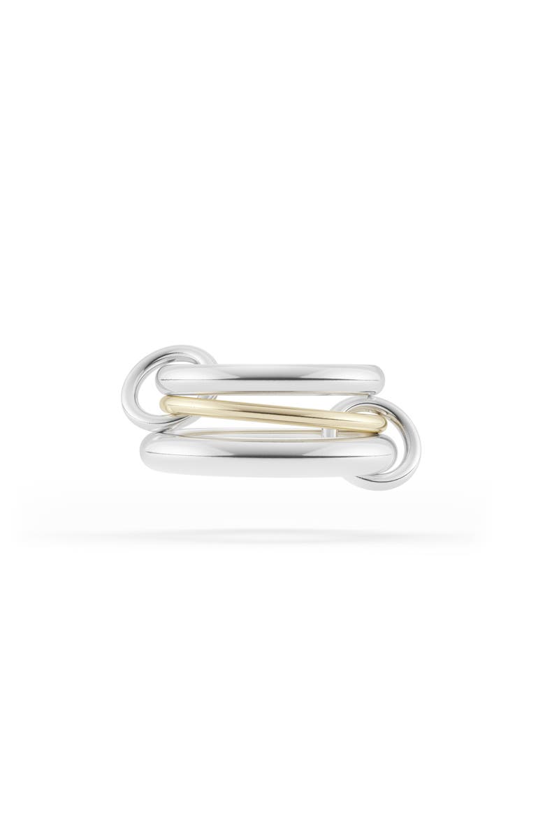 Spinelli Kilcollin Amaryllis Mixed Metal Linked Stack Ring, Main, color,