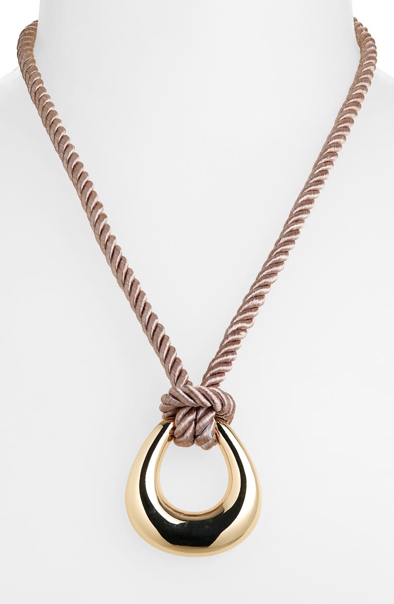 Nordstrom Open Pendant Cord Necklace, Alternate, color,