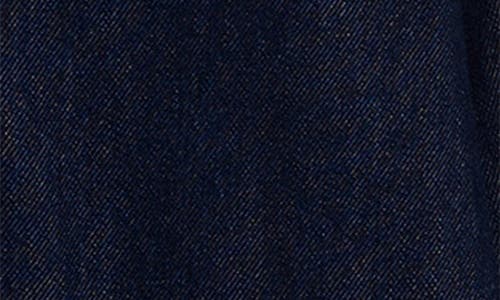 Madewell Corduroy Collar Denim Barn Jacket In Black