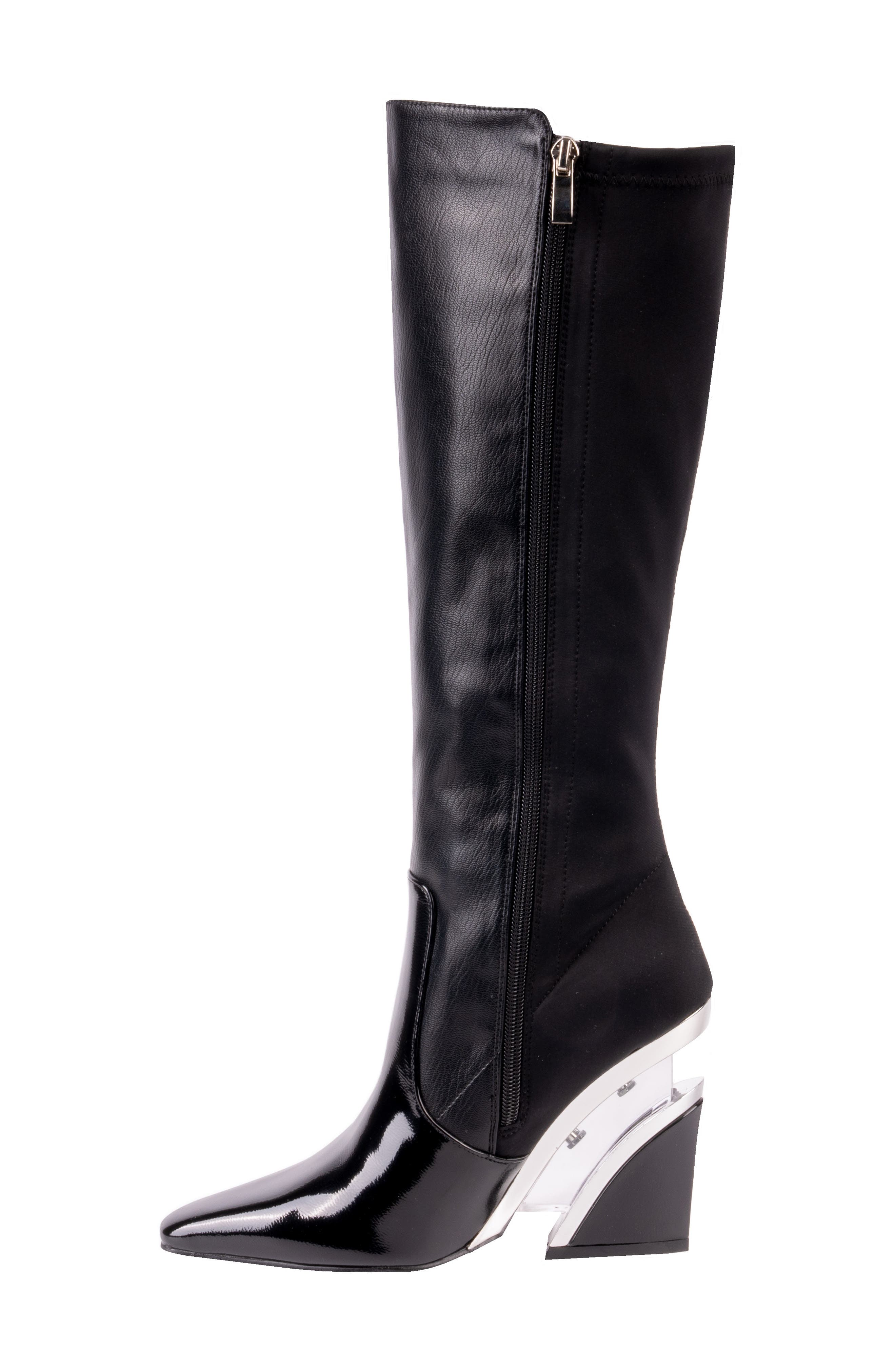 NINETY UNION Villa Wedge Boot, Alternate, color, Black